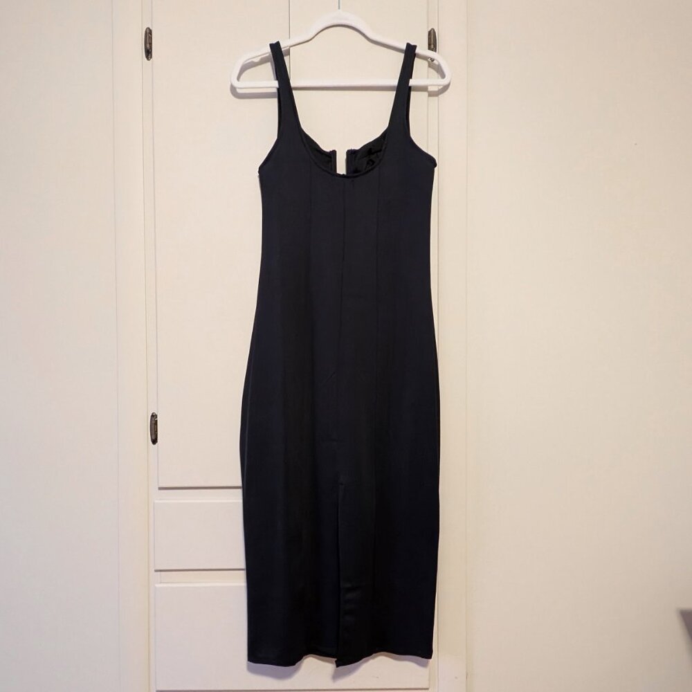 Good American Scuba U Corset Midi Dress - Picture 3 of 6